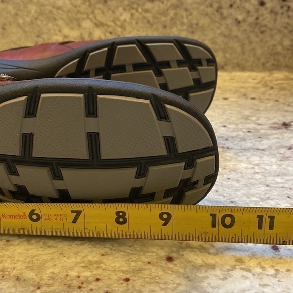 Abeo Smart Leather Clog Size 8 3540- Red/maroon - Picture 8 of 14